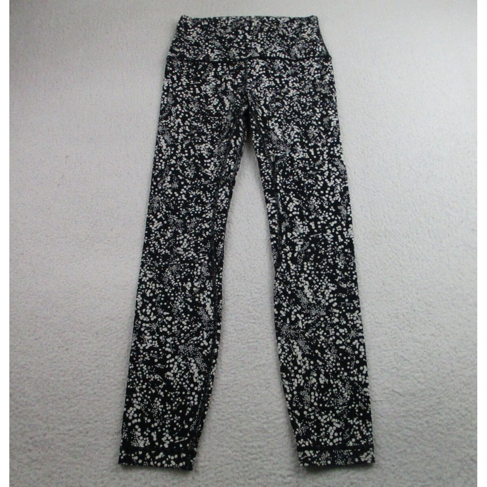 Lululemon Align‎ Pants II Womens Size 4 Chirasu Black Buttery-Soft Leggings Yoga